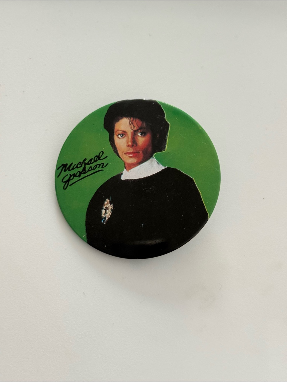 Vintage 1980s Jackson 5 Michael Jackson Pin – Retro Music Memorabilia 3in.